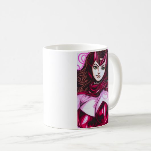 Scarlet Witch ~ Wanda Maximoff Kaffeetasse (VorderseiteRechts)