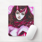 Scarlet Witch ~ Wanda Maximoff Mousepad (Mit Mouse)