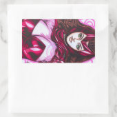 Scarlet Witch ~ Wanda Maximoff Rechteckiger Aufkleber (Tasche)