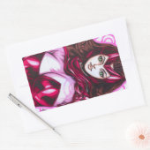Scarlet Witch ~ Wanda Maximoff Rechteckiger Aufkleber (Umschlag)