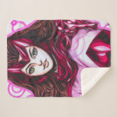 Scarlet Witch ~ Wanda Maximoff Sherpadecke (Vorderseite (Horizontal))