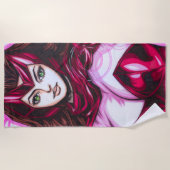 Scarlet Witch ~ Wanda Maximoff Strandtuch (Vorderseite)