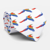Scarletmacaw-Krawatte Krawatte (Gerollt)