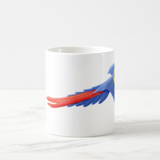 Scarletmacaw-Tasse Kaffeetasse (Mittel)