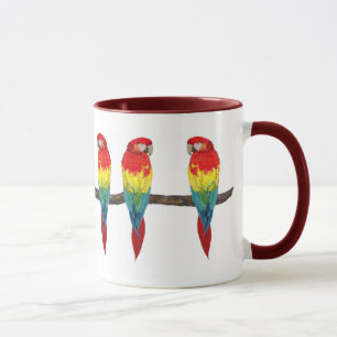 Scarletmacaw-Tasse Tasse