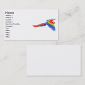 Scarletmacaw-Visitenkarte Visitenkarte (Vorne/Hinten)