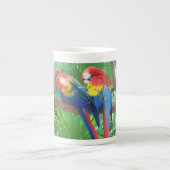 Scarletmacaws-Knochen-China-Tasse Porzellantasse (Vorderseite)