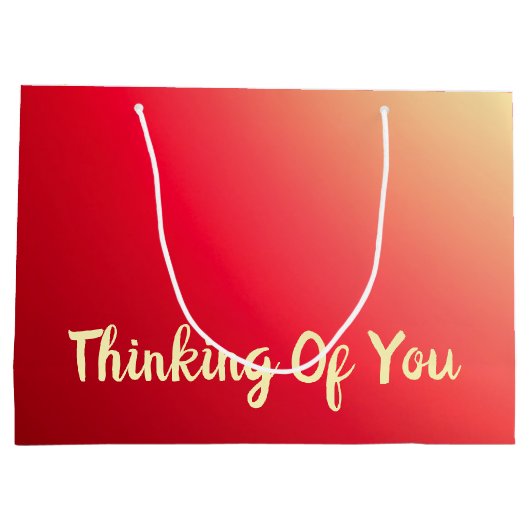 Scarlett-Denken Große Geschenktüte (Rückseite)