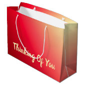 Scarlett-Denken Große Geschenktüte (Rückseite Schrägansicht)