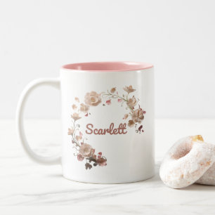 Scarlett Floral Tasse