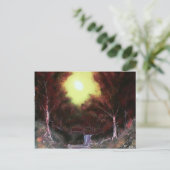 Scarlett Forest Postkarte (Stehend Vorderseite)