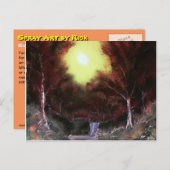 Scarlett Forest Postkarte (Vorne/Hinten)