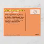 Scarlett Forest Postkarte (Rückseite)