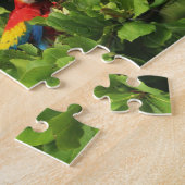 Scarlett Macaws in Almond tree Jigsaw Puzzle (Seite)