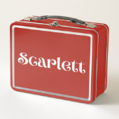 Scarlett Metall Brotdose (Vorderseite)