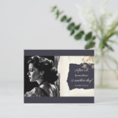 Scarlett O'Hara & Quote Schönes Portrait Postcar Postkarte (Stehend Vorderseite)