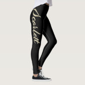 Scarlett white gold Handwriting Hose Leggings (Rechts)