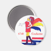 Scarlette, 67. Cockette Magnet (Vorderseite/Rückseite)