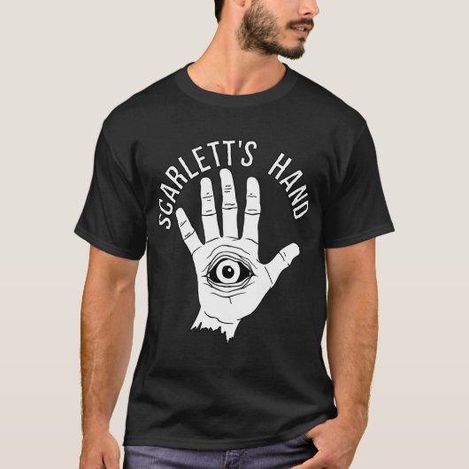 Scarletts der schwarze T - Shirt Handder (Vorderseite)