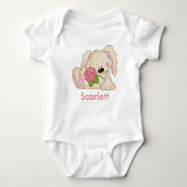 Scarletts personalisiertes Häschen Baby Strampler