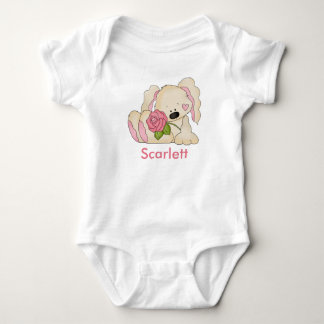 Scarletts personalisiertes Häschen Baby Strampler