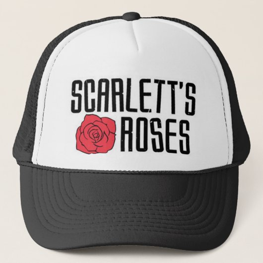 Scarletts Rosen-Kappe Truckerkappe (Vorderseite)