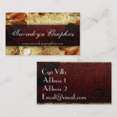 ScarletVintager Grunge-elegante Mode Visitenkarte (Vorne/Hinten)