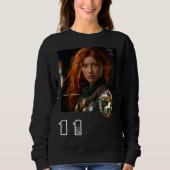 Scarlie B. Green Knight kleinere Sweatshirt (Vorderseite)