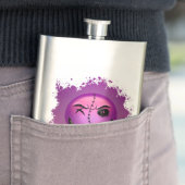 Scarmoji-Schild Flachmann (Beispiel)