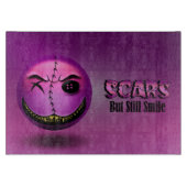 Scarmoji-Schneidbrett Schneidebrett (Vorderseite)