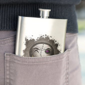 Scarmoji Vintage Flachmann (Beispiel)