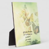 Scarred Hand Butterfly Fotoplatte (Seite)