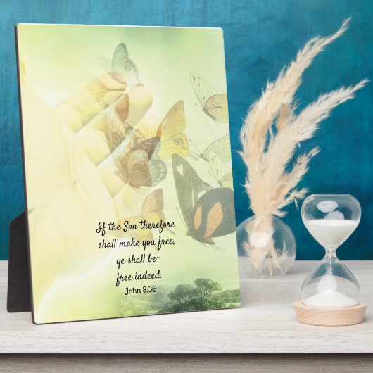 Scarred Hand Butterfly Fotoplatte (Seite)