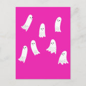 Scarry Halloween Ghosts Scandi Spooki Design Postkarte (Vorderseite)