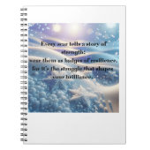 Scars Into Scars - Resilience Affirmation Notizblock (Vorderseite)