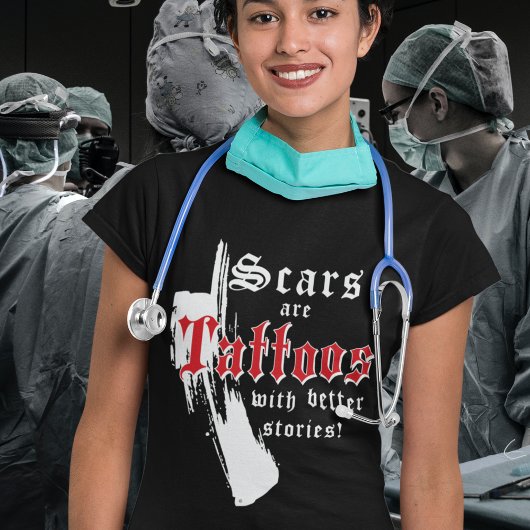 SCARS SIND TATTOOS MIT BESSEREN GESCHICHTEN AUF DU T-Shirt