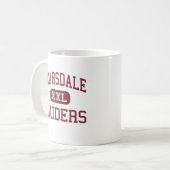 Scarsdale - Räuber - hoch - Scarsdale New York Kaffeetasse (Vorderseite Links)