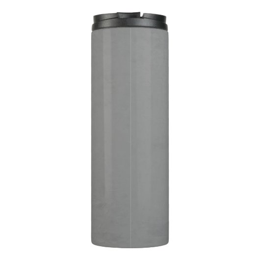 Scary Black White Bee Big Eyes Skulls Wings Grey Thermosbecher (Rückseite)