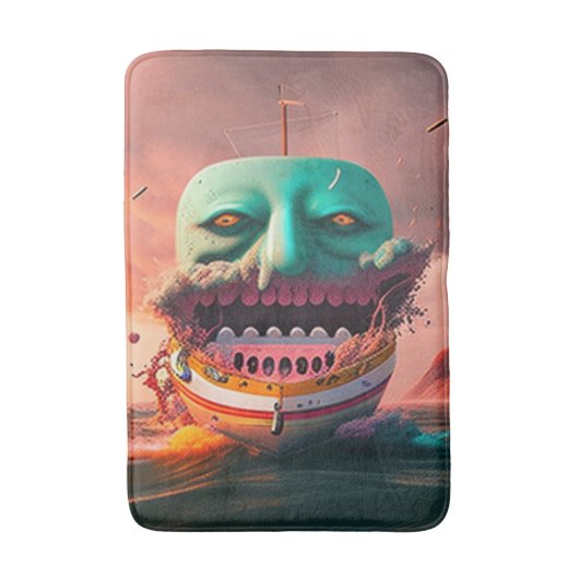 Scary boat badematte (Vorderseite Vertikal)