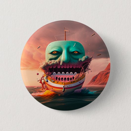 Scary Boat Button (Vorderseite)