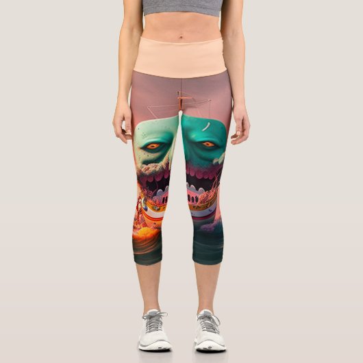Scary boat capri leggings (Vorderseite)