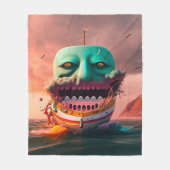 Scary boat fleecedecke (Vorderseite)