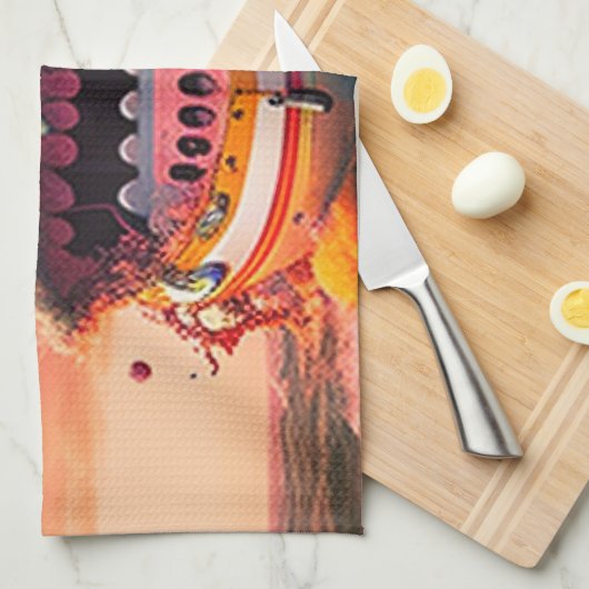 Scary boat geschirrtuch (Viertel Falte)