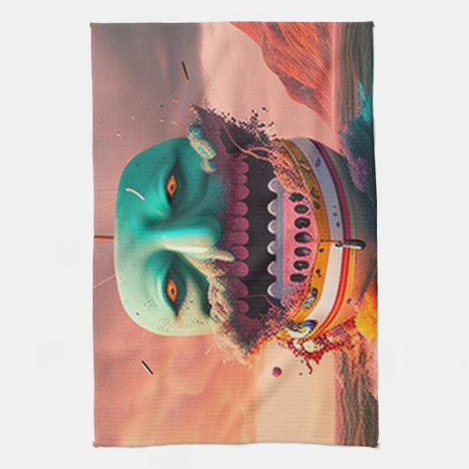 Scary boat geschirrtuch (Vertikal)