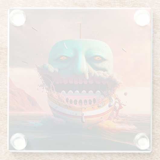 Scary boat glasuntersetzer (Rückseite)