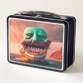 Scary boat metall brotdose (Vorderseite)