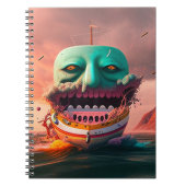 Scary Boat Notizblock (Vorderseite)