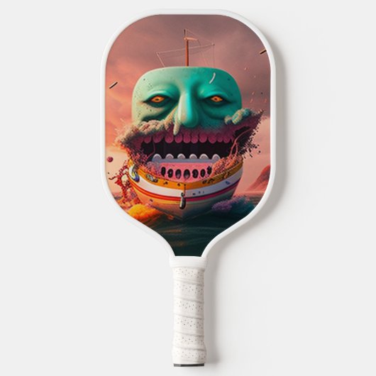 Scary boat pickleball schläger (Vorderseite)