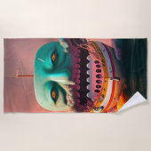 Scary Boat Strandtuch (Vorderseite)