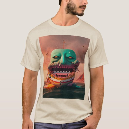 Scary boat T-Shirt (Vorderseite)